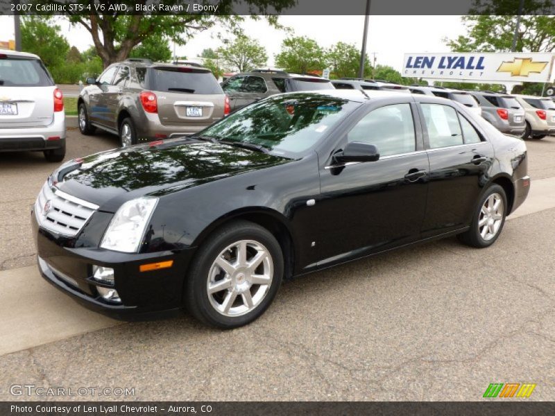 Black Raven / Ebony 2007 Cadillac STS 4 V6 AWD
