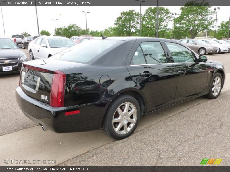 Black Raven / Ebony 2007 Cadillac STS 4 V6 AWD