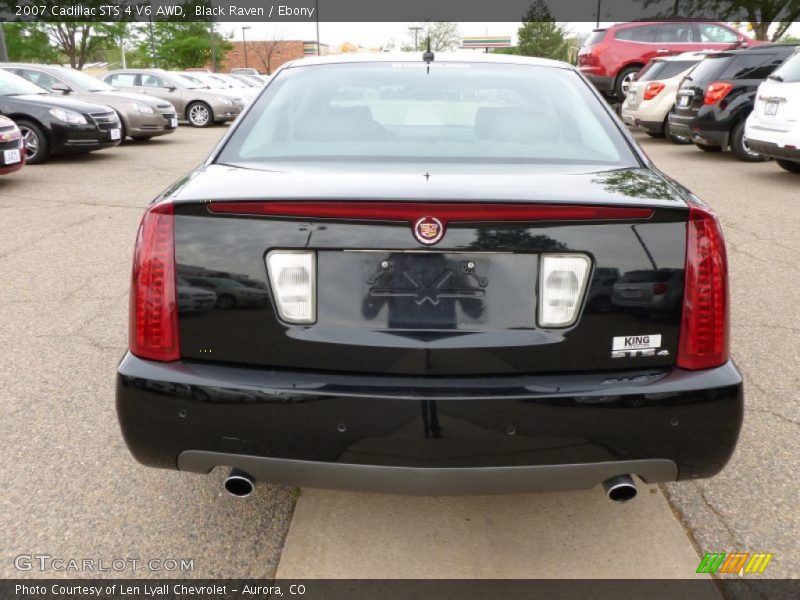 Black Raven / Ebony 2007 Cadillac STS 4 V6 AWD