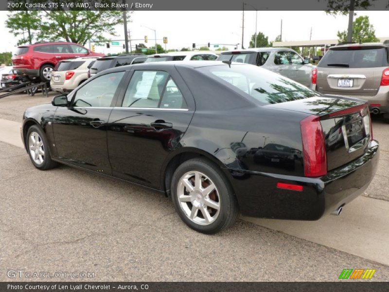 Black Raven / Ebony 2007 Cadillac STS 4 V6 AWD