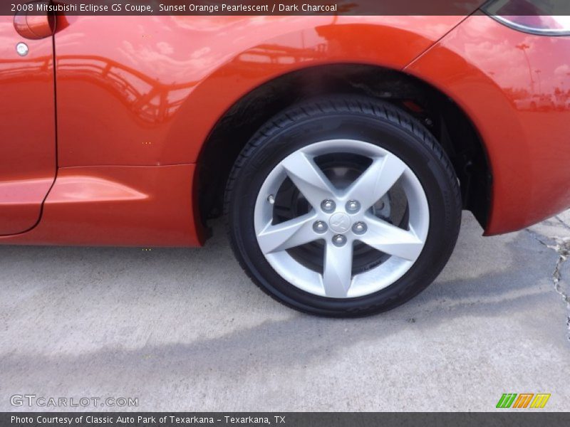 Sunset Orange Pearlescent / Dark Charcoal 2008 Mitsubishi Eclipse GS Coupe