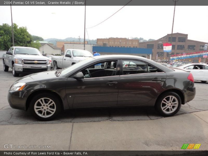 Granite Metallic / Ebony 2006 Pontiac G6 V6 Sedan