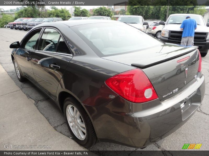 Granite Metallic / Ebony 2006 Pontiac G6 V6 Sedan