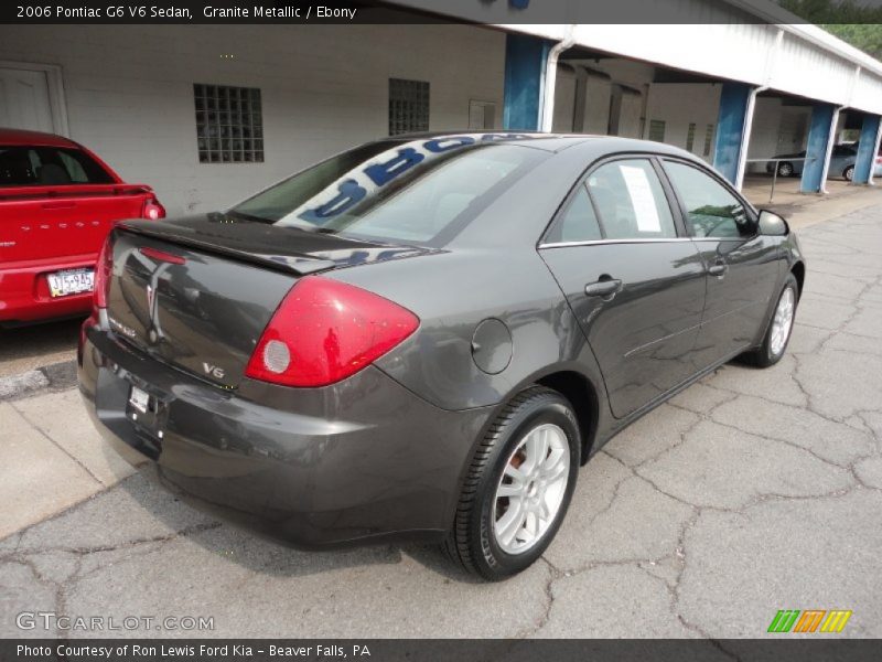 Granite Metallic / Ebony 2006 Pontiac G6 V6 Sedan