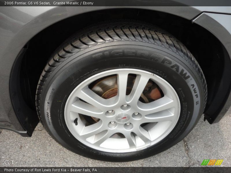 Granite Metallic / Ebony 2006 Pontiac G6 V6 Sedan
