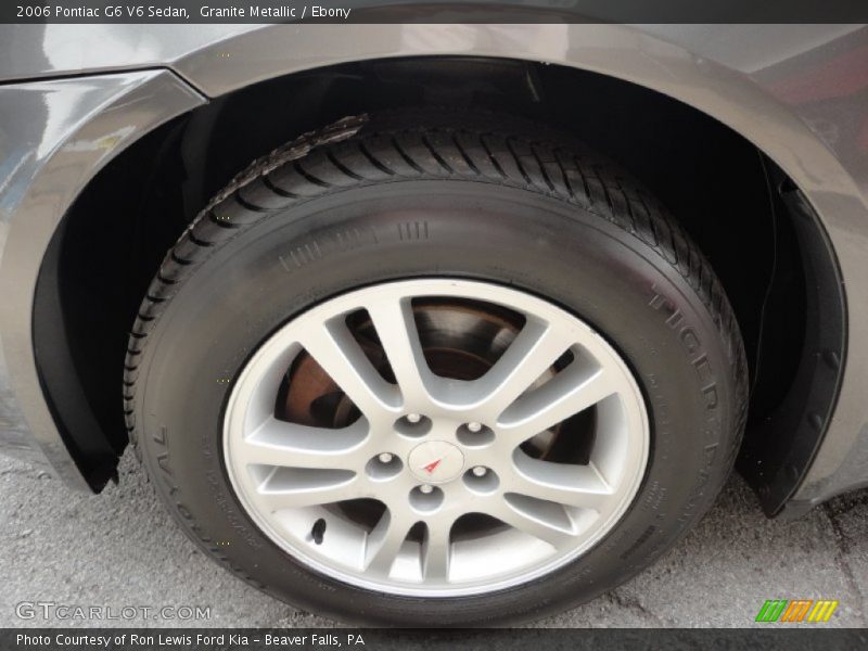 Granite Metallic / Ebony 2006 Pontiac G6 V6 Sedan