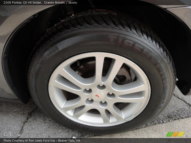 Granite Metallic / Ebony 2006 Pontiac G6 V6 Sedan