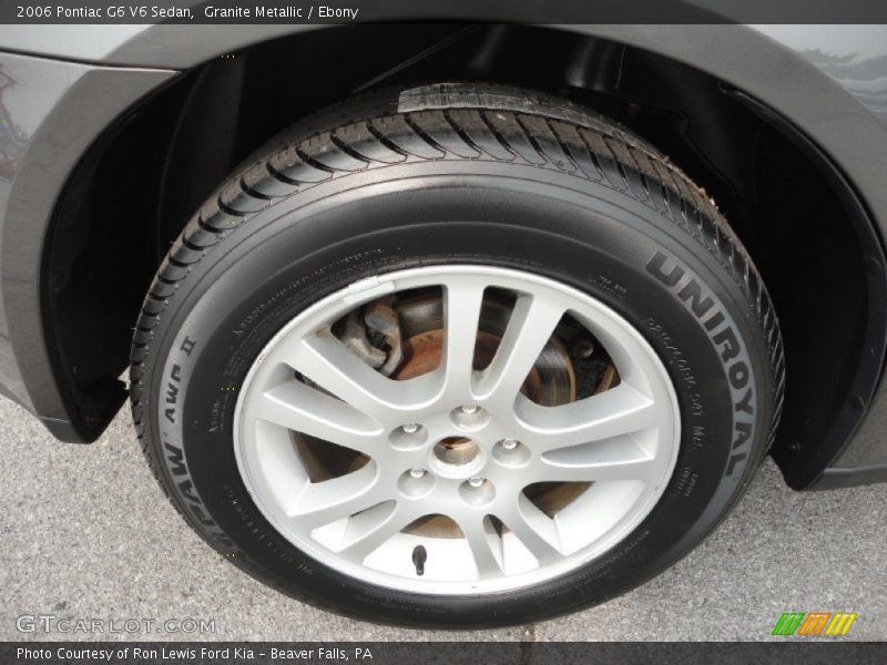 Granite Metallic / Ebony 2006 Pontiac G6 V6 Sedan