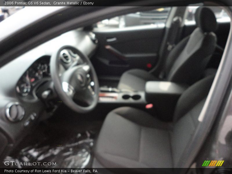 Granite Metallic / Ebony 2006 Pontiac G6 V6 Sedan