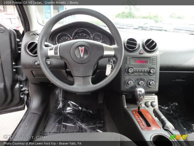 Granite Metallic / Ebony 2006 Pontiac G6 V6 Sedan