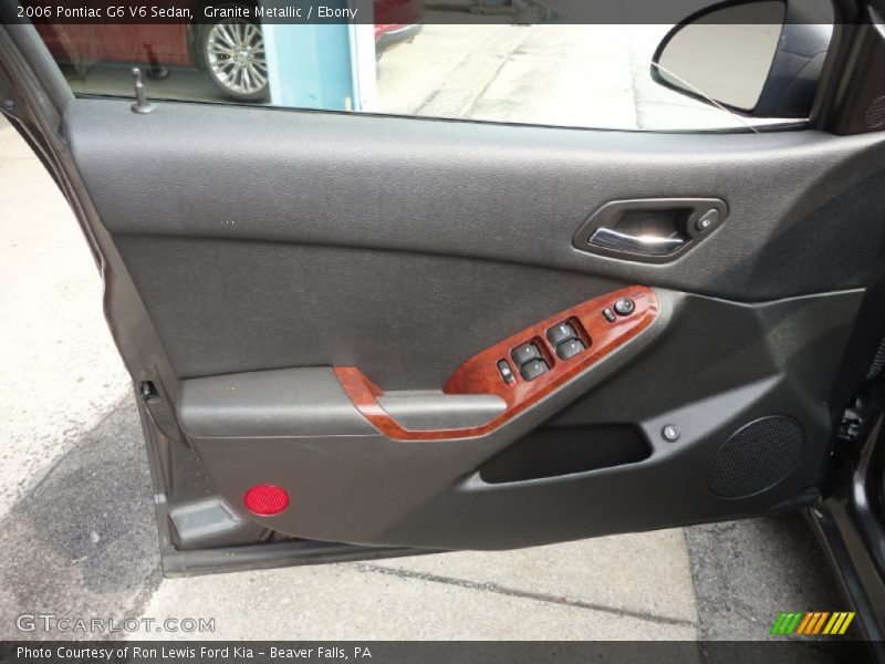 Granite Metallic / Ebony 2006 Pontiac G6 V6 Sedan