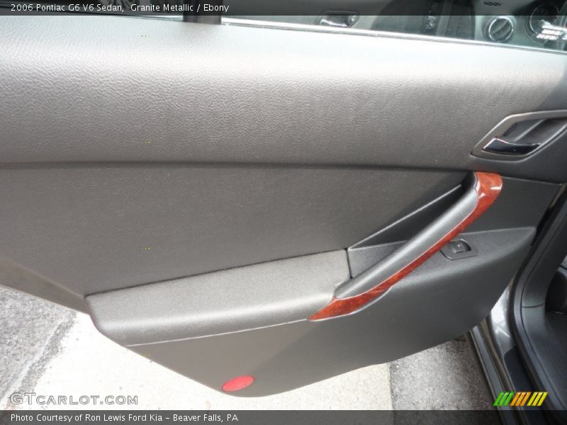 Granite Metallic / Ebony 2006 Pontiac G6 V6 Sedan