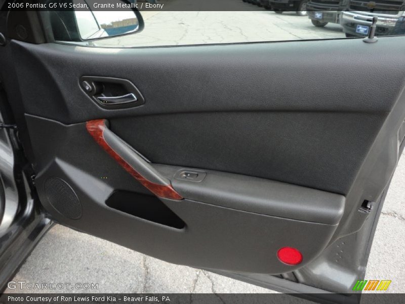 Granite Metallic / Ebony 2006 Pontiac G6 V6 Sedan