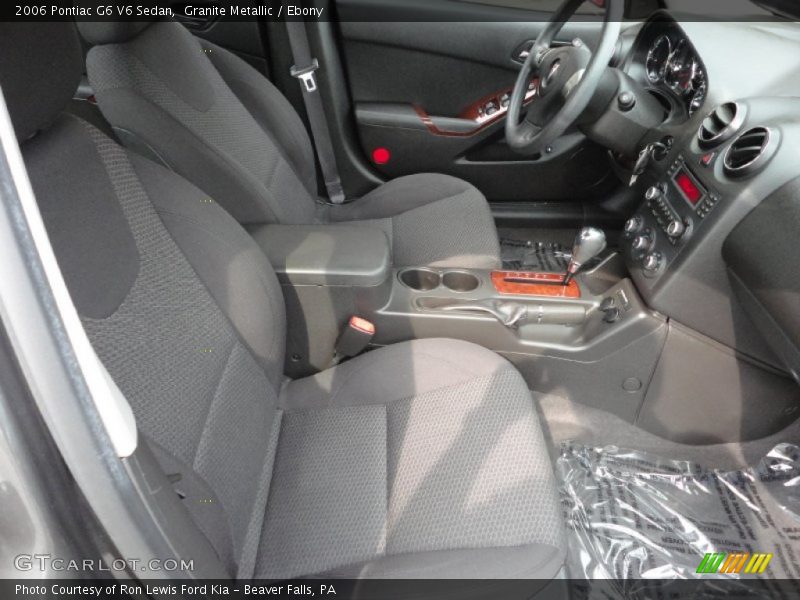 Granite Metallic / Ebony 2006 Pontiac G6 V6 Sedan