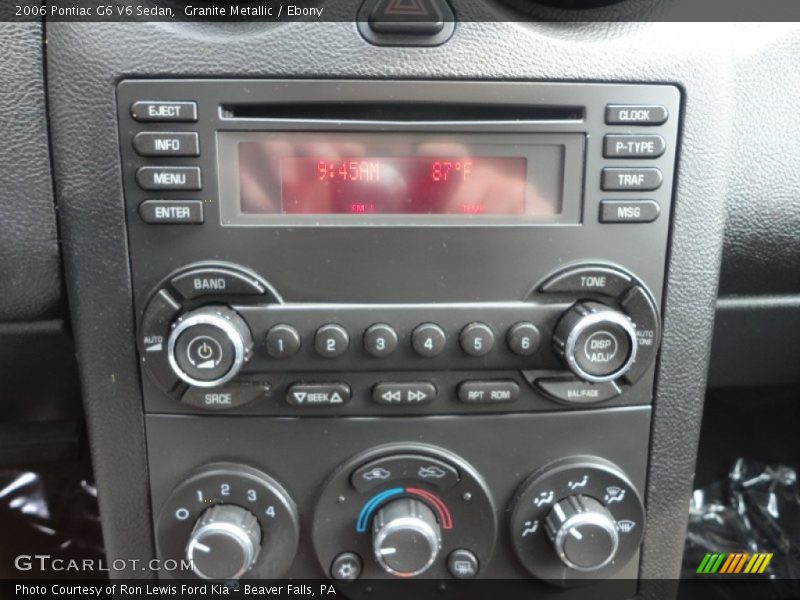Granite Metallic / Ebony 2006 Pontiac G6 V6 Sedan
