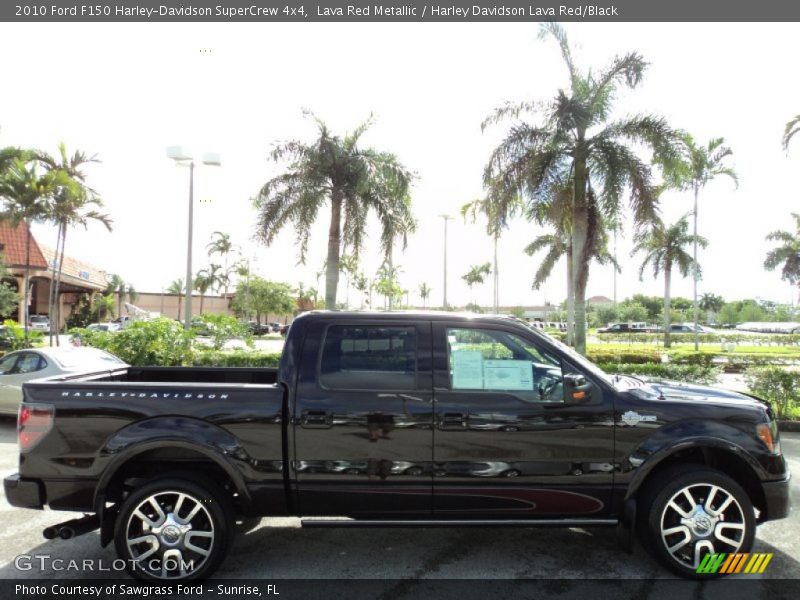 Lava Red Metallic / Harley Davidson Lava Red/Black 2010 Ford F150 Harley-Davidson SuperCrew 4x4