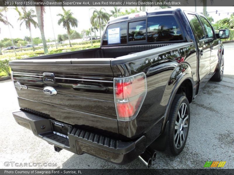 Lava Red Metallic / Harley Davidson Lava Red/Black 2010 Ford F150 Harley-Davidson SuperCrew 4x4