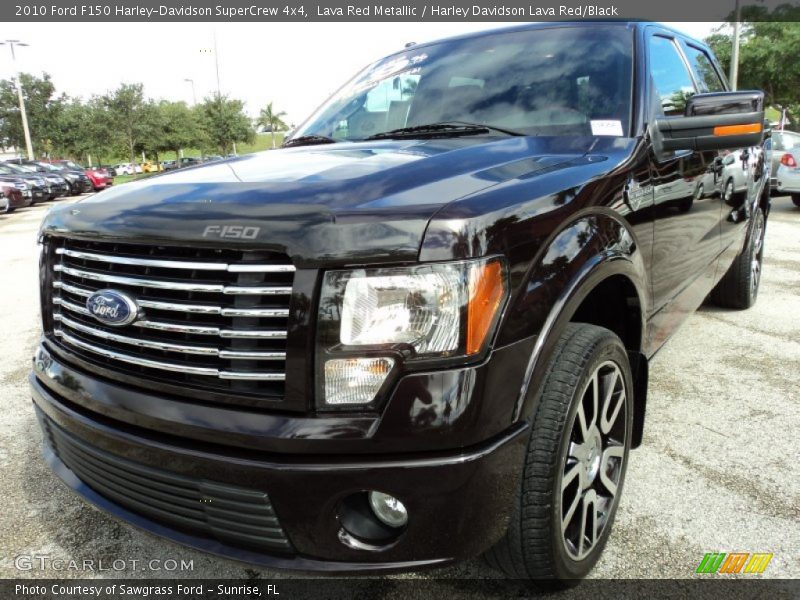 Lava Red Metallic / Harley Davidson Lava Red/Black 2010 Ford F150 Harley-Davidson SuperCrew 4x4