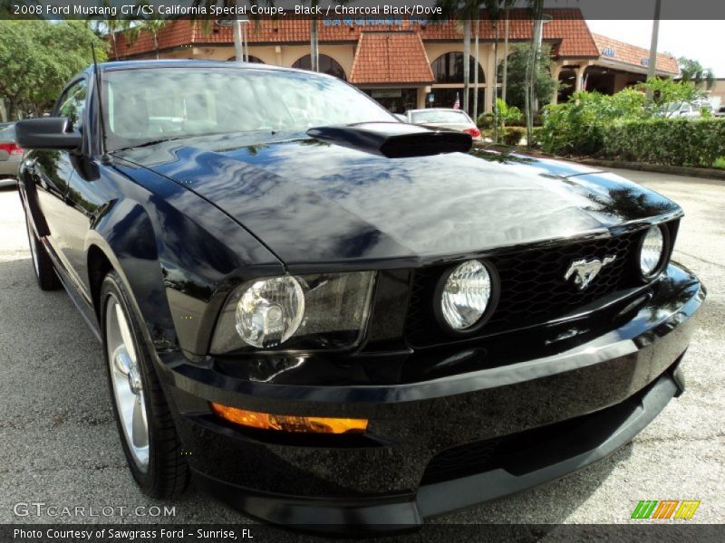 Black / Charcoal Black/Dove 2008 Ford Mustang GT/CS California Special Coupe