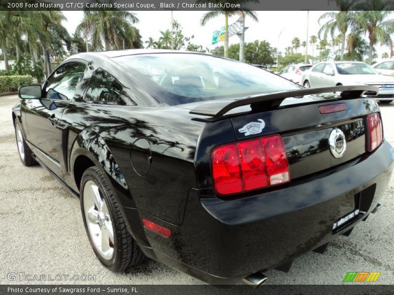 Black / Charcoal Black/Dove 2008 Ford Mustang GT/CS California Special Coupe