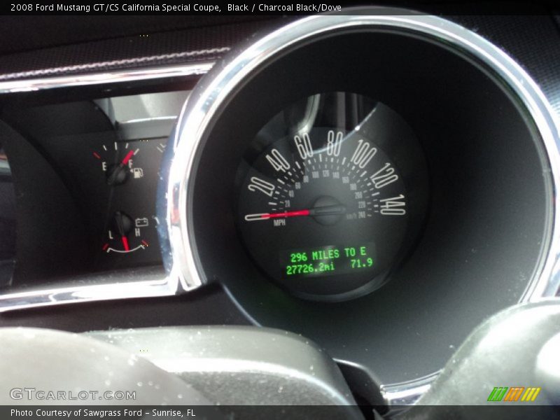 Black / Charcoal Black/Dove 2008 Ford Mustang GT/CS California Special Coupe