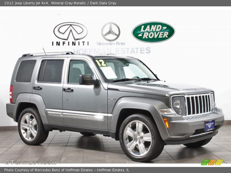 Mineral Gray Metallic / Dark Slate Gray 2012 Jeep Liberty Jet 4x4