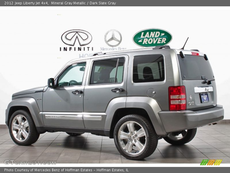 Mineral Gray Metallic / Dark Slate Gray 2012 Jeep Liberty Jet 4x4