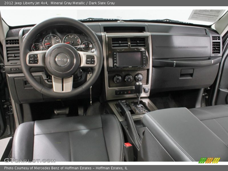 Mineral Gray Metallic / Dark Slate Gray 2012 Jeep Liberty Jet 4x4