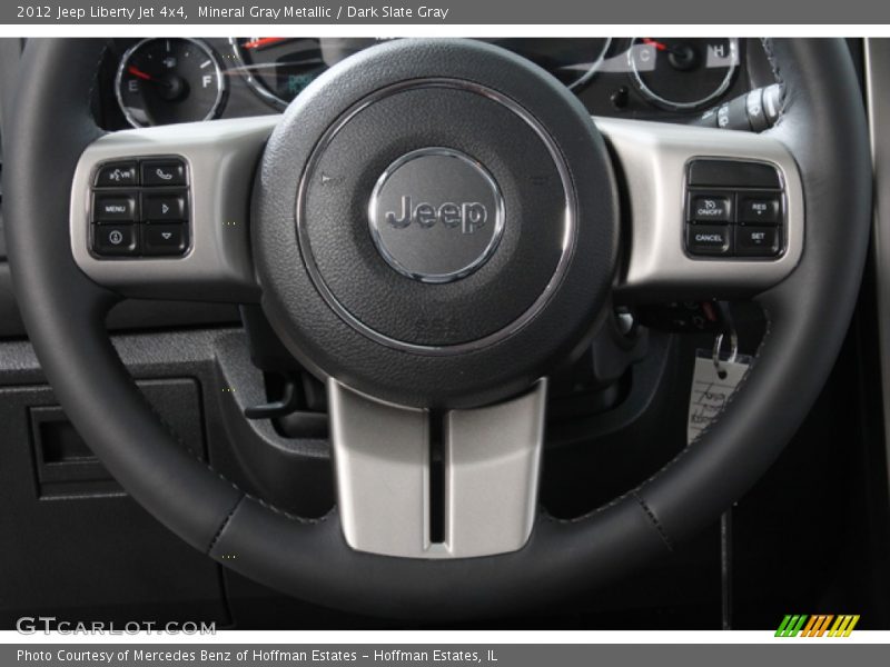 Mineral Gray Metallic / Dark Slate Gray 2012 Jeep Liberty Jet 4x4