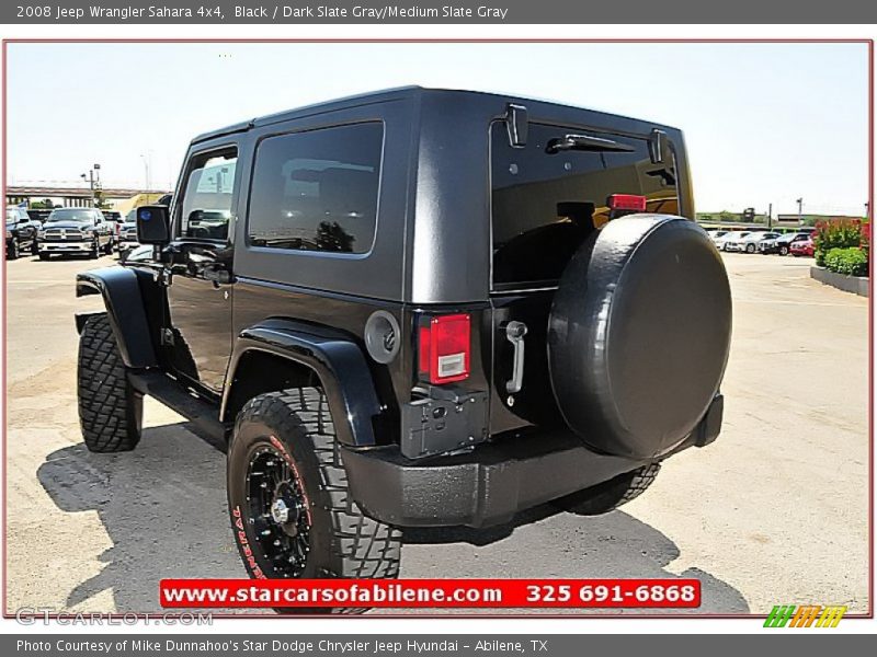 Black / Dark Slate Gray/Medium Slate Gray 2008 Jeep Wrangler Sahara 4x4
