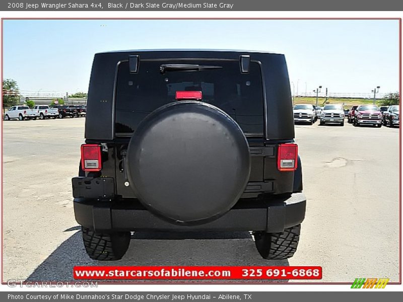 Black / Dark Slate Gray/Medium Slate Gray 2008 Jeep Wrangler Sahara 4x4