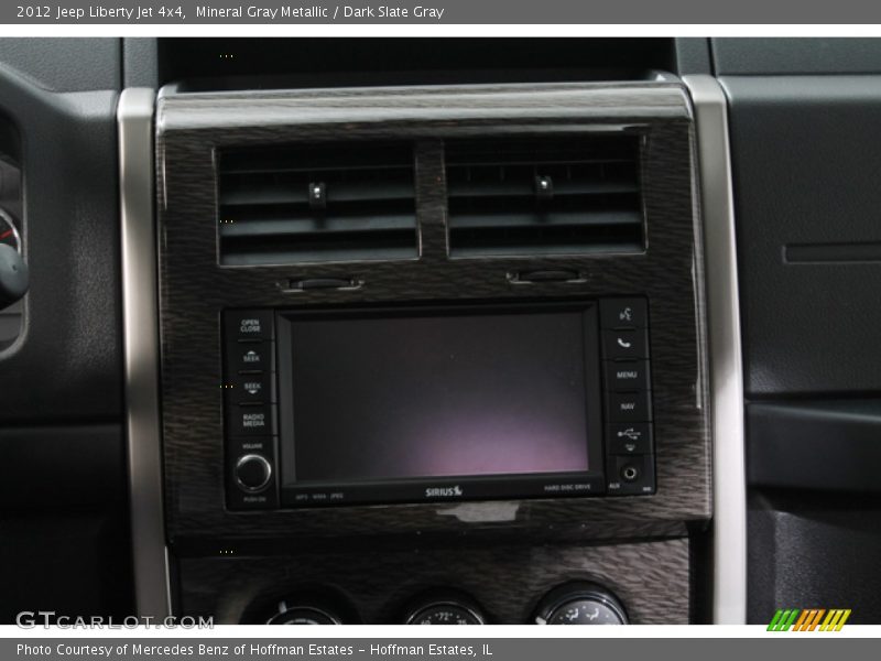 Mineral Gray Metallic / Dark Slate Gray 2012 Jeep Liberty Jet 4x4