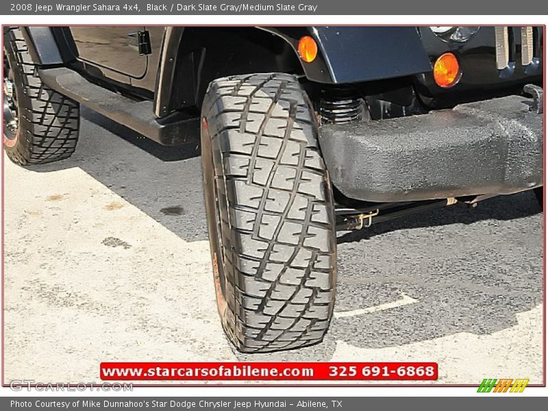Black / Dark Slate Gray/Medium Slate Gray 2008 Jeep Wrangler Sahara 4x4