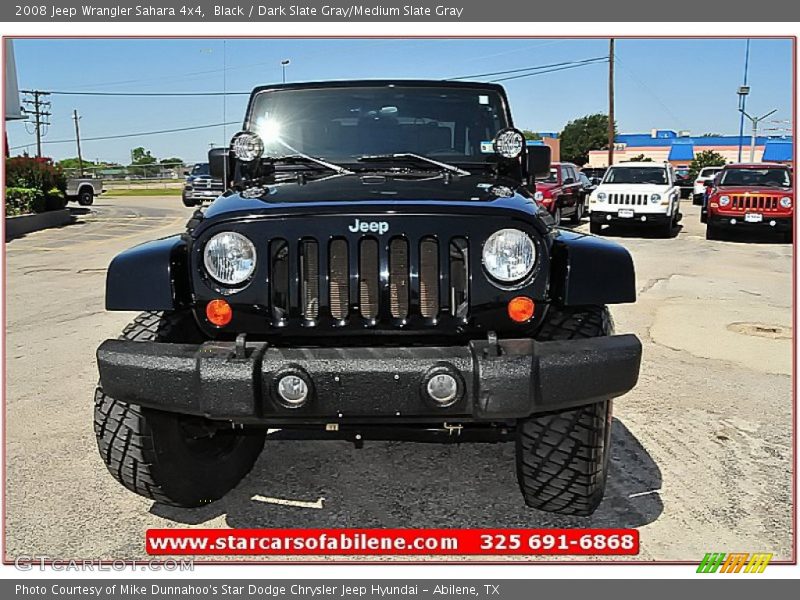 Black / Dark Slate Gray/Medium Slate Gray 2008 Jeep Wrangler Sahara 4x4