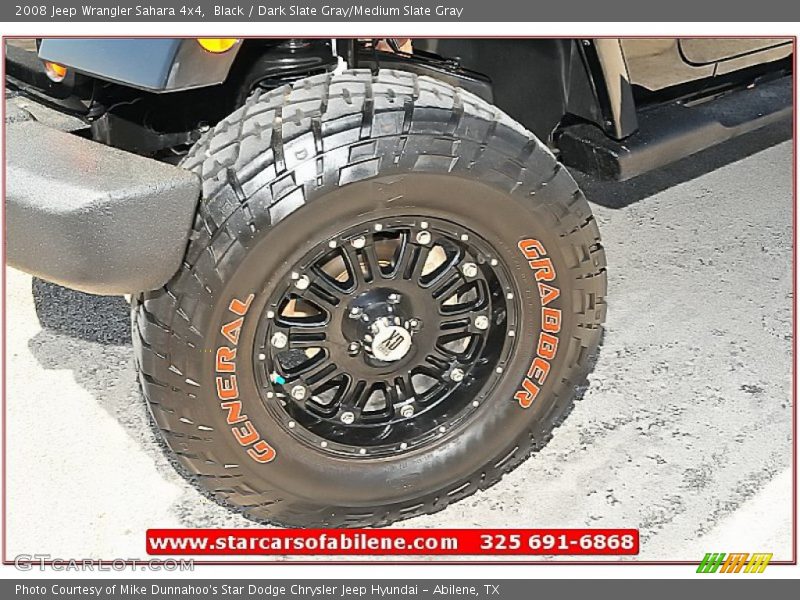 Black / Dark Slate Gray/Medium Slate Gray 2008 Jeep Wrangler Sahara 4x4