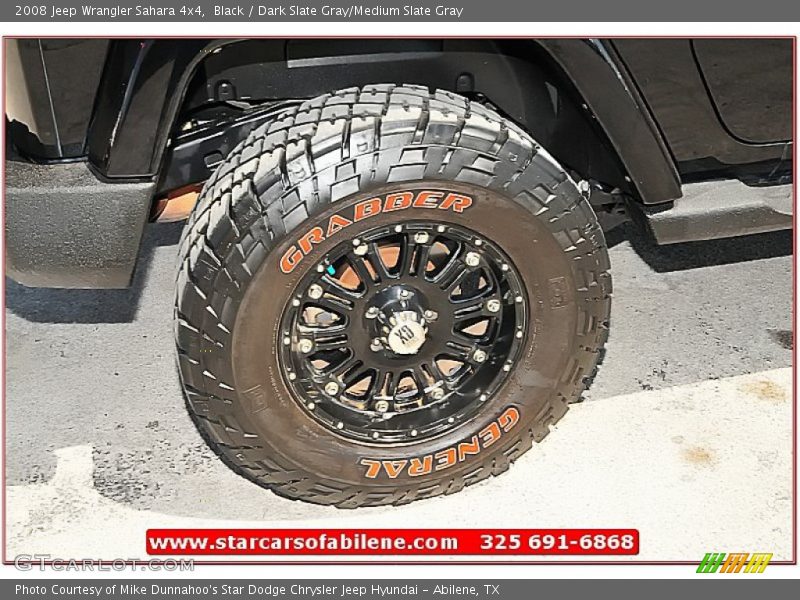 Black / Dark Slate Gray/Medium Slate Gray 2008 Jeep Wrangler Sahara 4x4