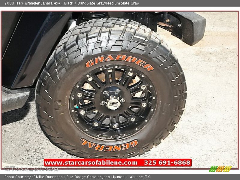 Black / Dark Slate Gray/Medium Slate Gray 2008 Jeep Wrangler Sahara 4x4