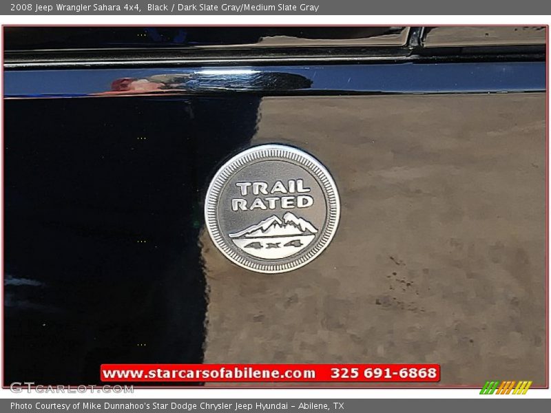 Black / Dark Slate Gray/Medium Slate Gray 2008 Jeep Wrangler Sahara 4x4