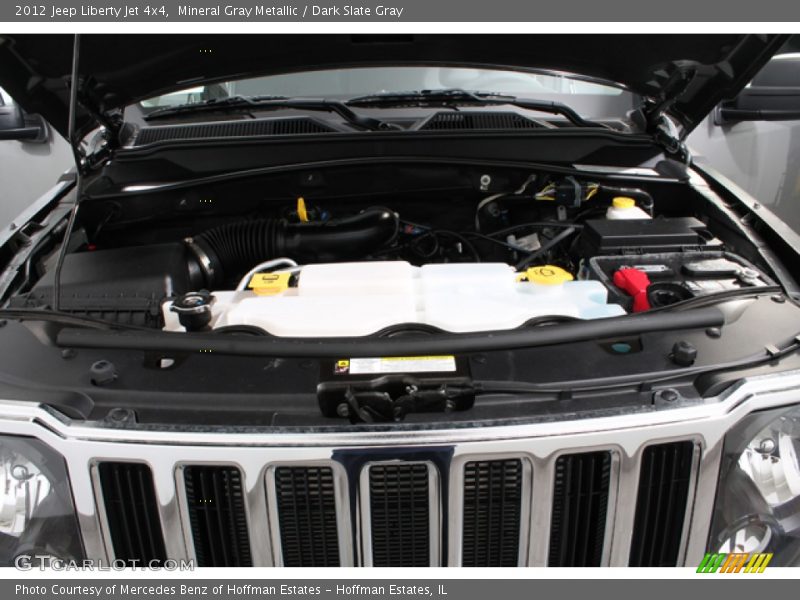 Mineral Gray Metallic / Dark Slate Gray 2012 Jeep Liberty Jet 4x4