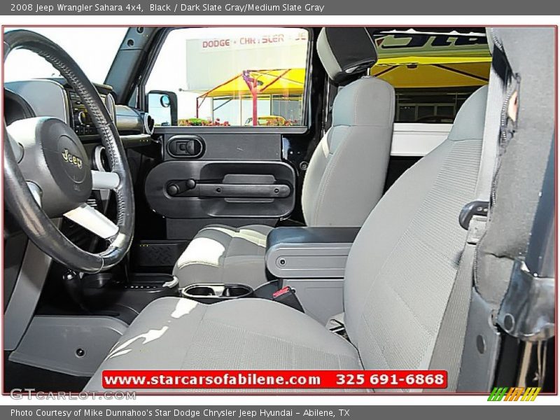 Black / Dark Slate Gray/Medium Slate Gray 2008 Jeep Wrangler Sahara 4x4
