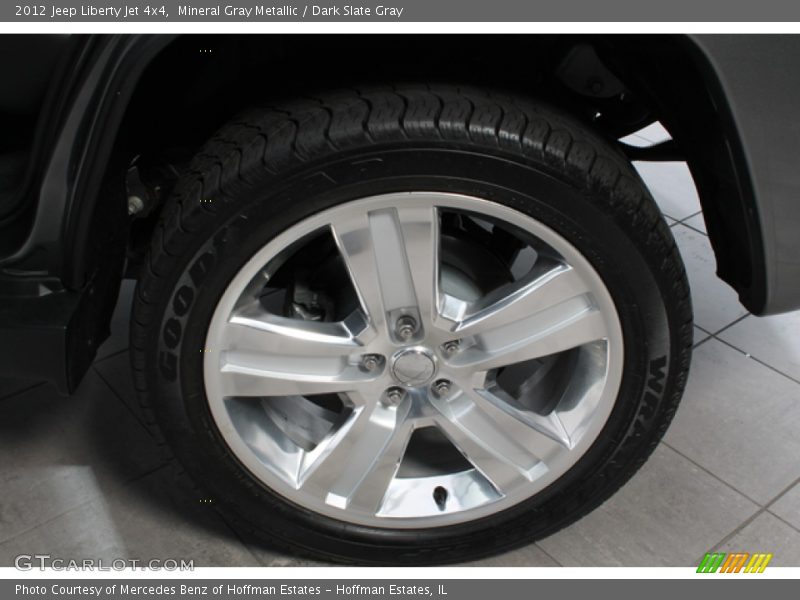 Mineral Gray Metallic / Dark Slate Gray 2012 Jeep Liberty Jet 4x4