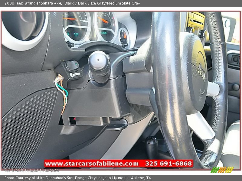 Black / Dark Slate Gray/Medium Slate Gray 2008 Jeep Wrangler Sahara 4x4