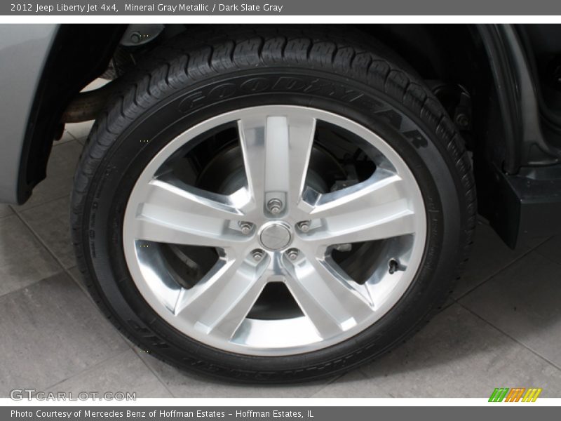 Mineral Gray Metallic / Dark Slate Gray 2012 Jeep Liberty Jet 4x4