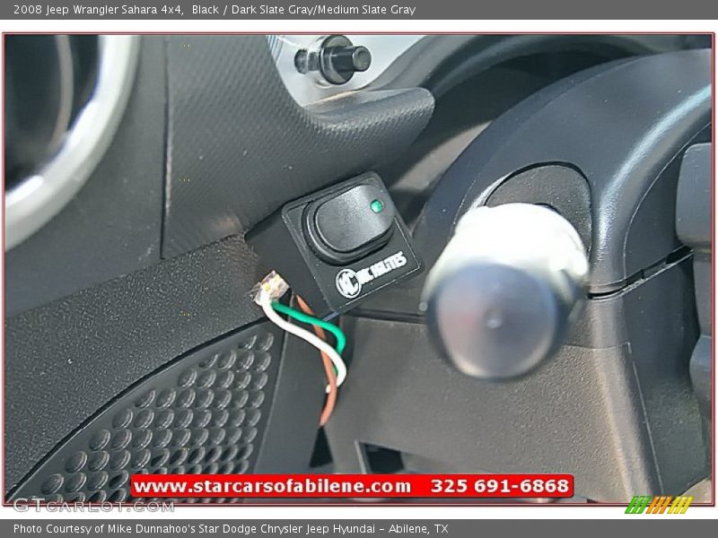 Black / Dark Slate Gray/Medium Slate Gray 2008 Jeep Wrangler Sahara 4x4