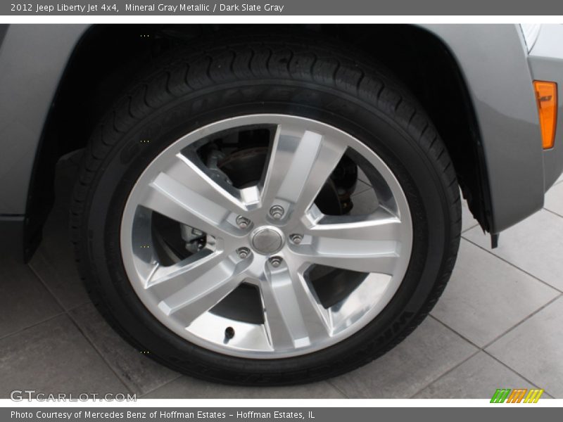 Mineral Gray Metallic / Dark Slate Gray 2012 Jeep Liberty Jet 4x4
