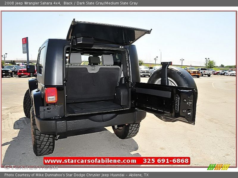 Black / Dark Slate Gray/Medium Slate Gray 2008 Jeep Wrangler Sahara 4x4