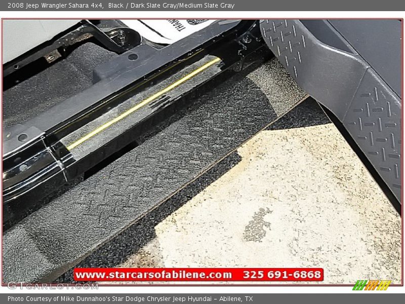 Black / Dark Slate Gray/Medium Slate Gray 2008 Jeep Wrangler Sahara 4x4