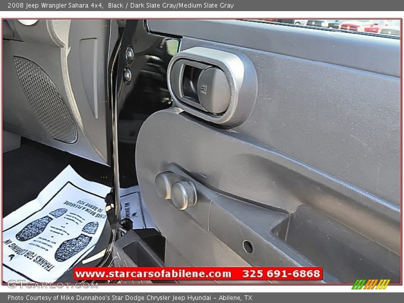 Black / Dark Slate Gray/Medium Slate Gray 2008 Jeep Wrangler Sahara 4x4
