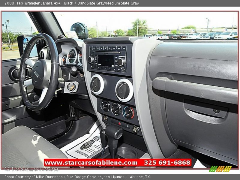 Black / Dark Slate Gray/Medium Slate Gray 2008 Jeep Wrangler Sahara 4x4