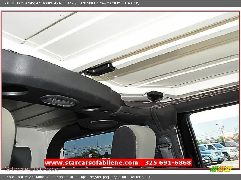 Black / Dark Slate Gray/Medium Slate Gray 2008 Jeep Wrangler Sahara 4x4